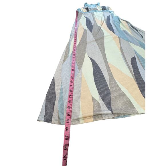 Prana Calexico Maxi Dress Pastel Mosaic Size Medium - Picture 11 of 12